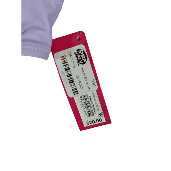 Xhilaration Bikini Top Shirred Underwire Light Purple Juniors‎ Medium Swimsuit - Picture 3 of 7